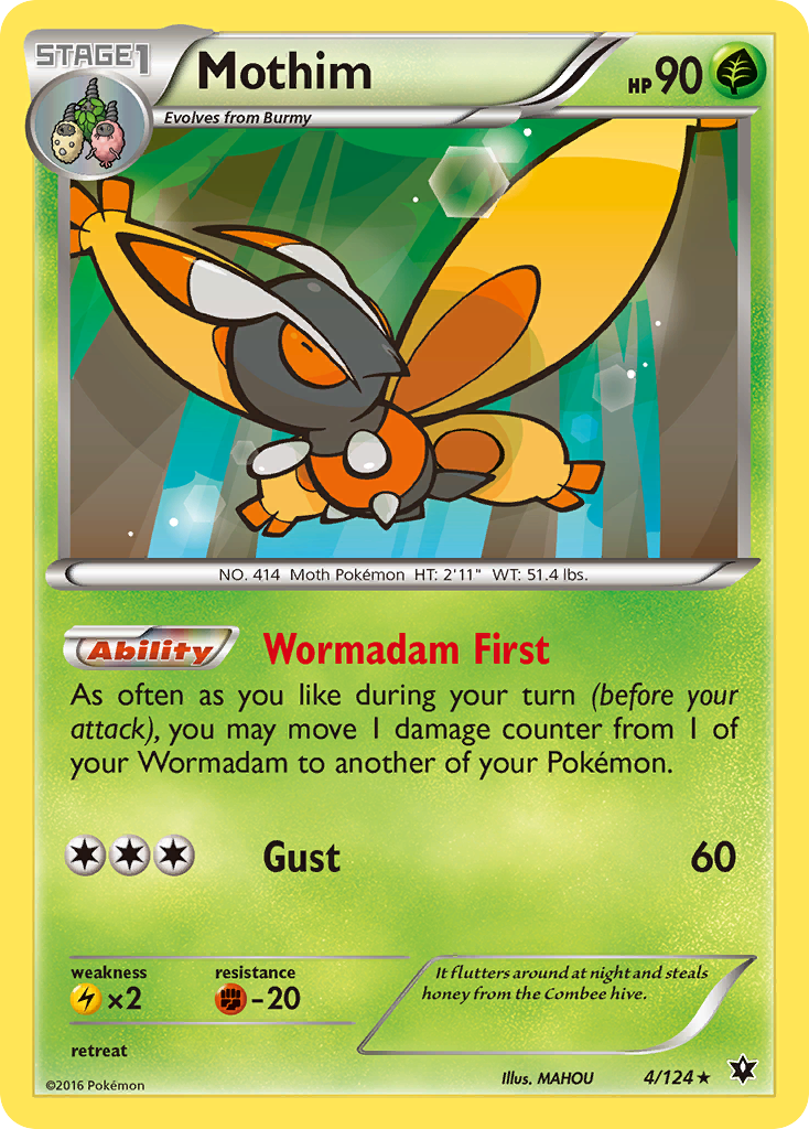 Mothim 4/124 Fates Collide
