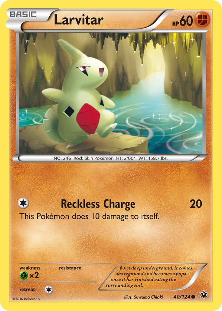 Larvitar 40/124 Fates Collide