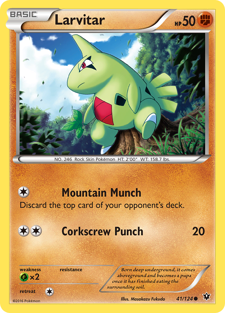 Larvitar 41/124 Fates Collide