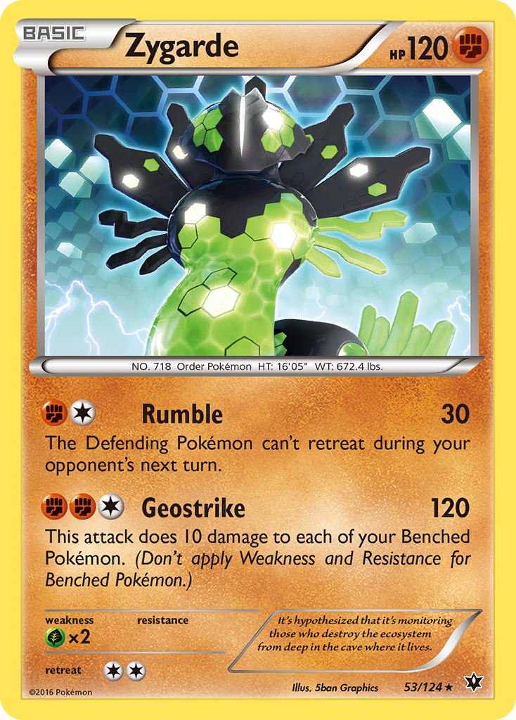 Zygarde 53/124 Fates Collide