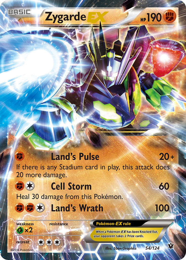 Zygarde-EX 54/124 Fates Collide
