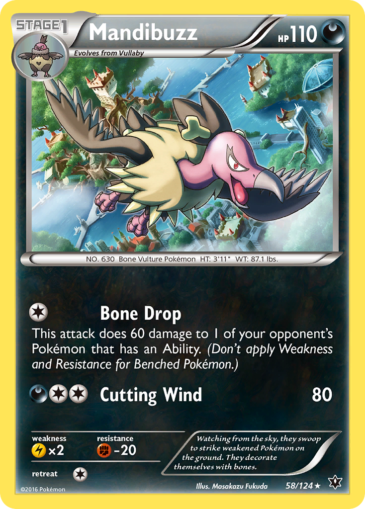 Mandibuzz 58/124 Fates Collide