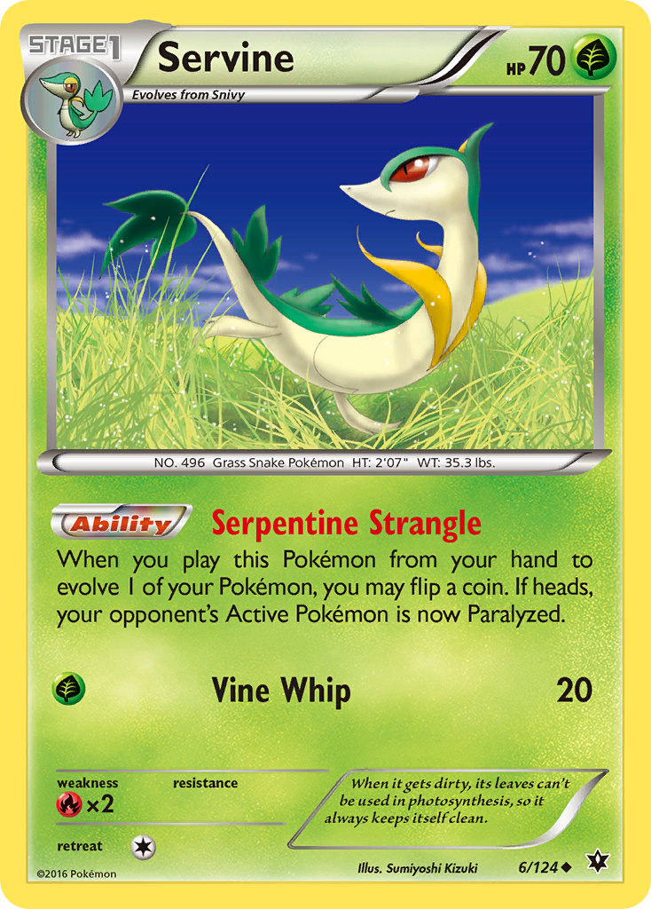 Servine 6/124 Fates Collide