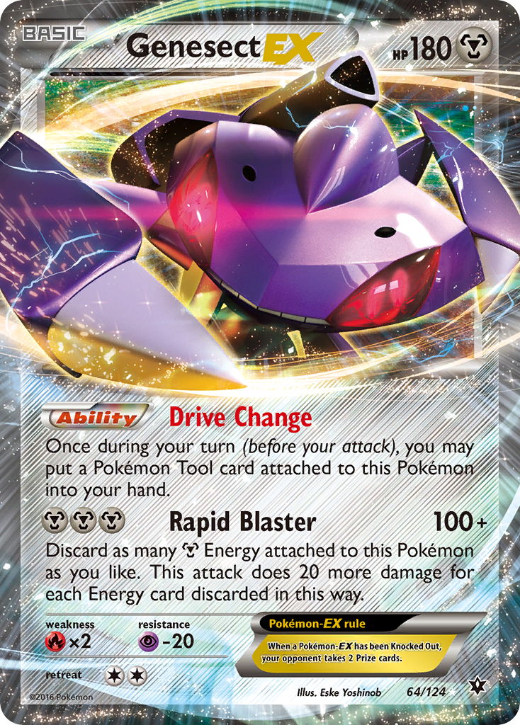 Genesect-EX 64/124 Fates Collide