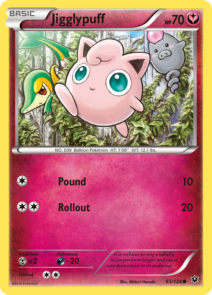 Jigglypuff 65/124 Fates Collide