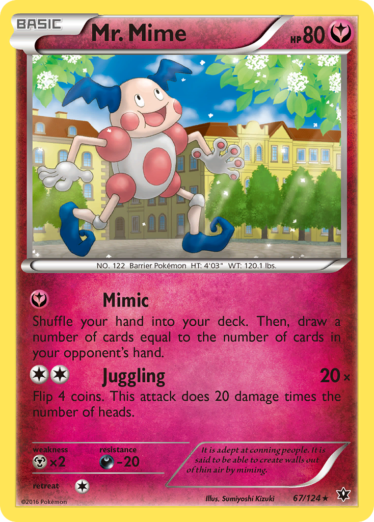 Mr. Mime 67/124 Fates Collide