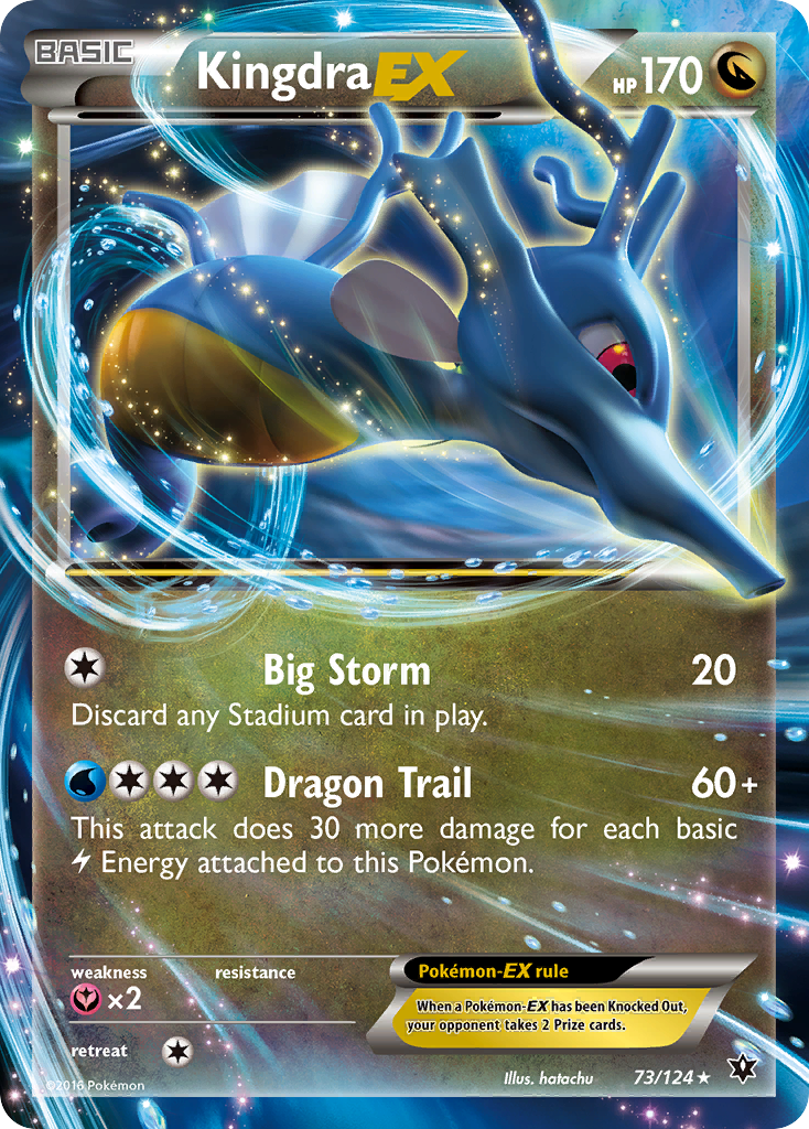 Kingdra-EX 73/124 Fates Collide