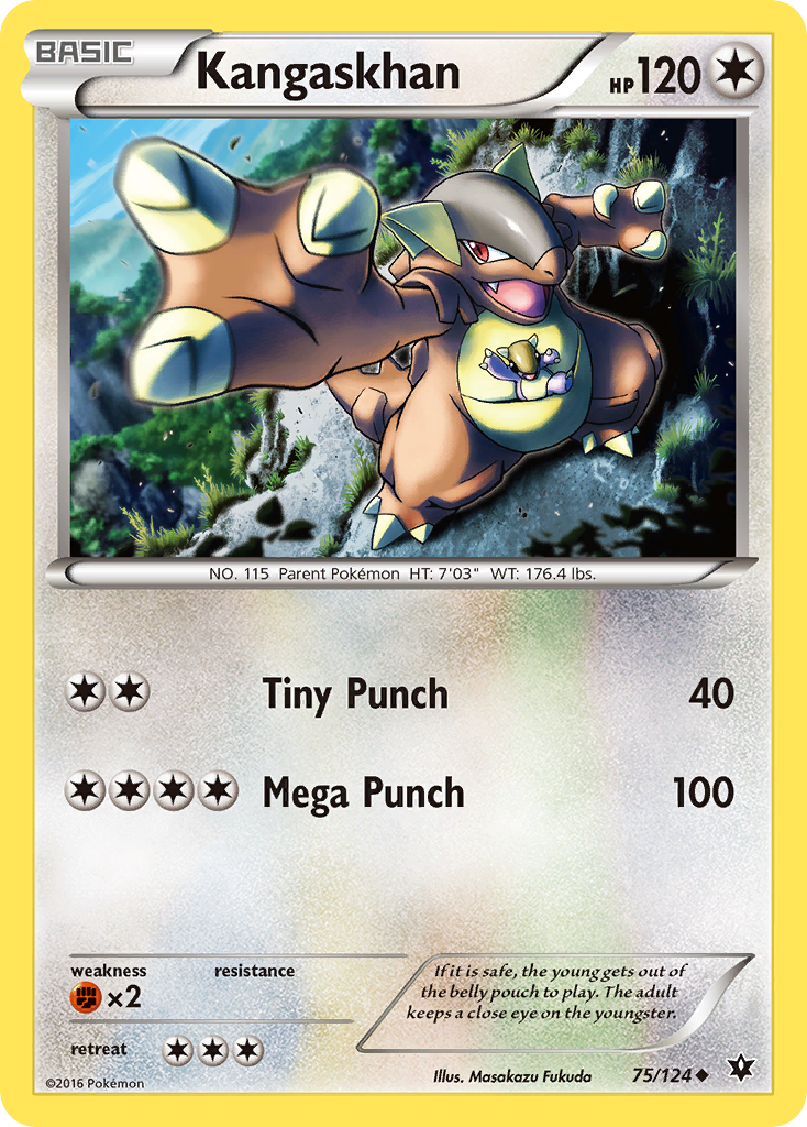 Kangaskhan 75/124 Fates Collide