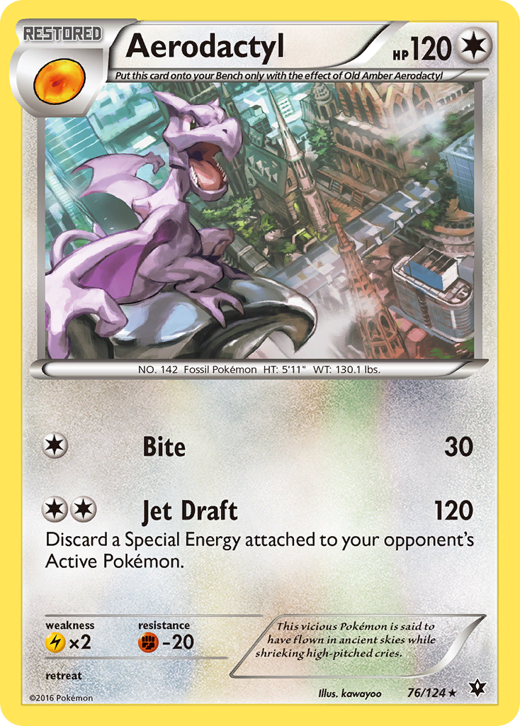 Aerodactyl 76/124 Fates Collide