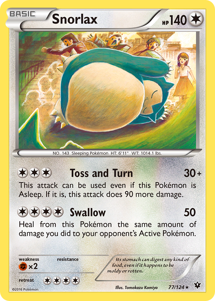 Snorlax 77/124 Fates Collide