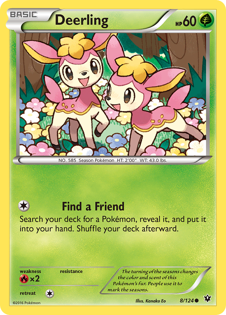 Deerling 8/124 Fates Collide