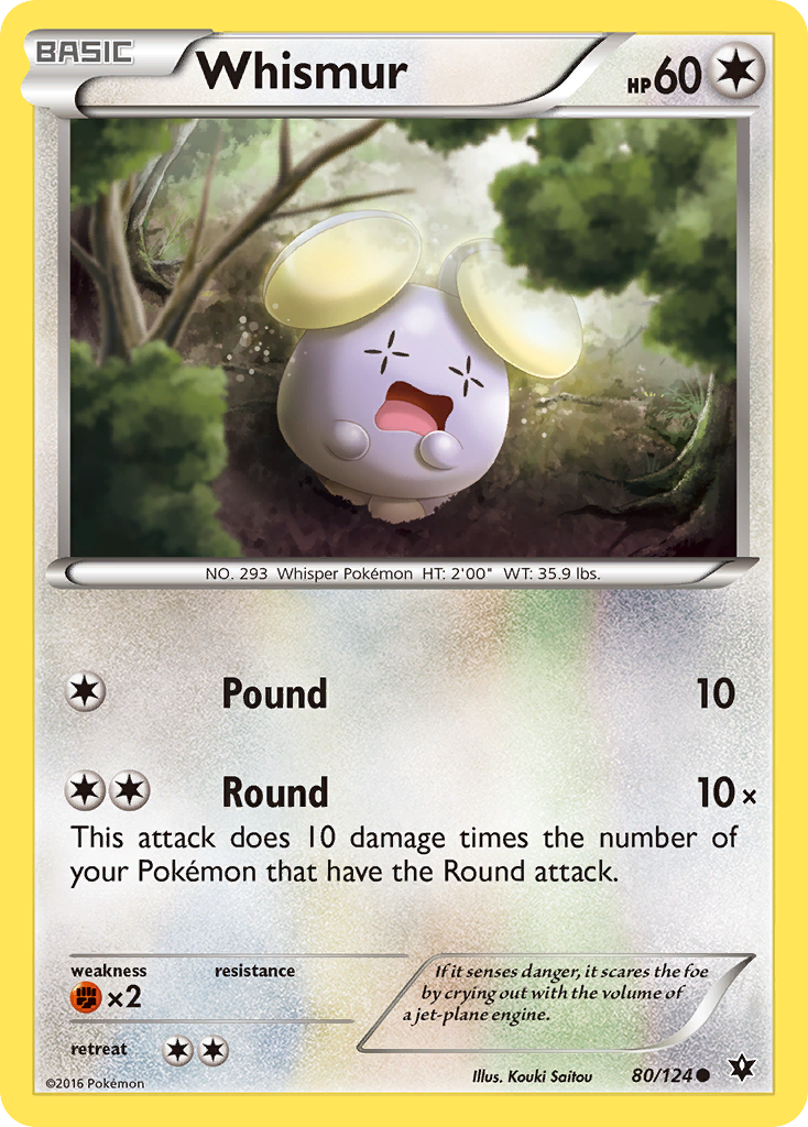 Whismur 80/124 Fates Collide