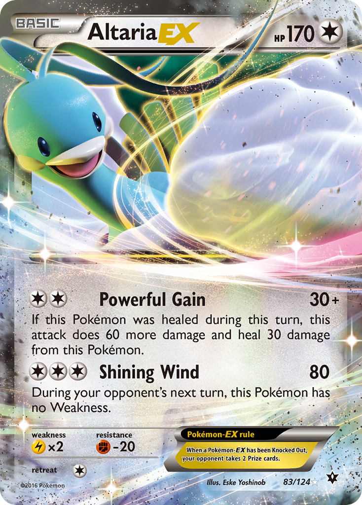 Altaria-EX 83/124 Fates Collide