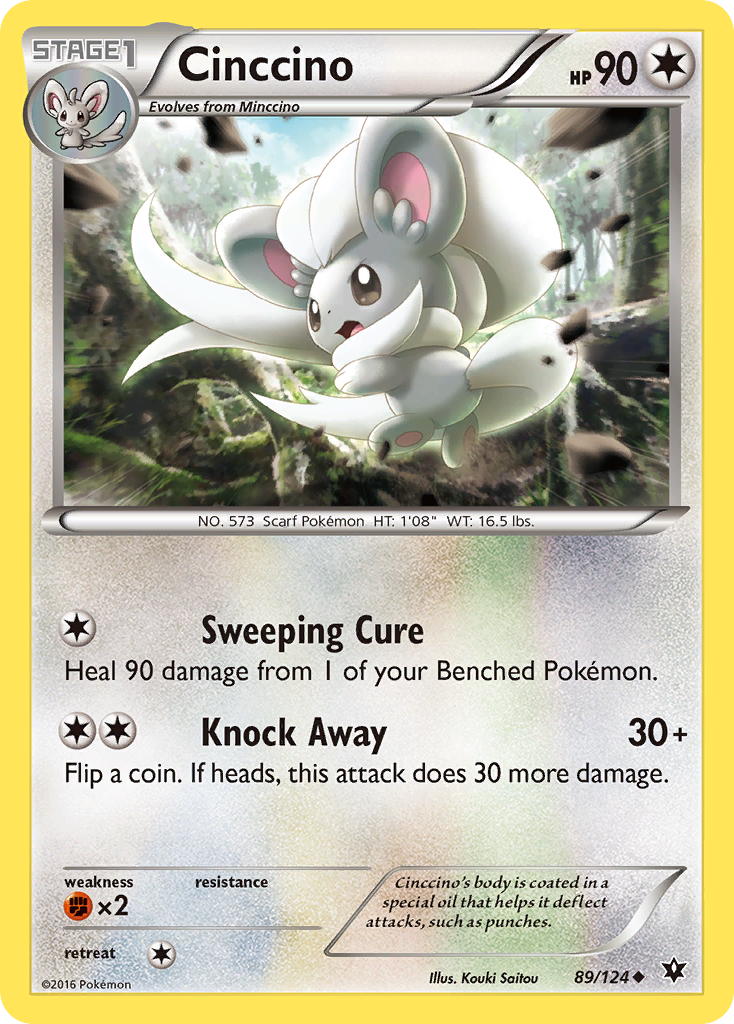 Cinccino 89/124 Fates Collide