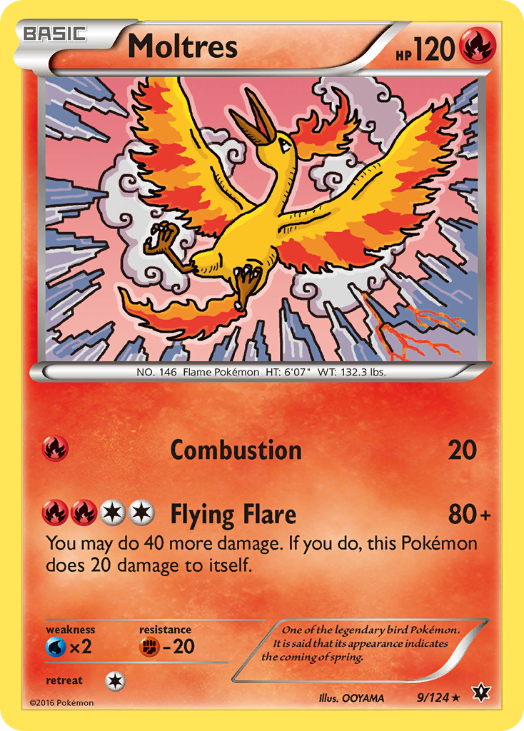 Moltres 9/124 Fates Collide
