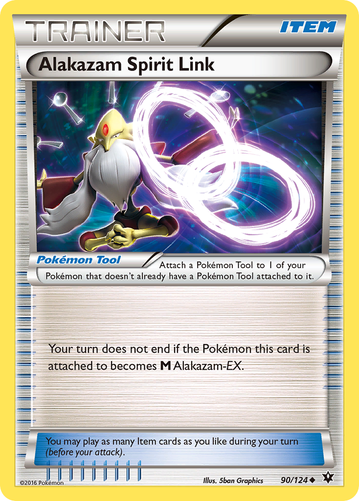 Alakazam Spirit Link 90/124 Fates Collide