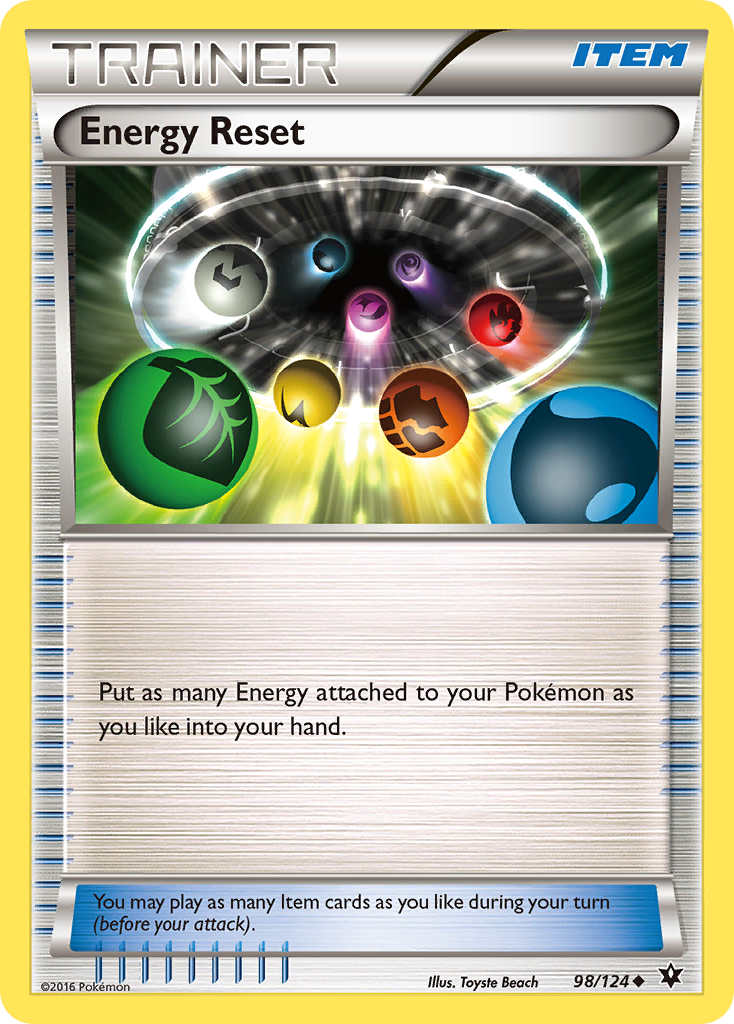 Energy Reset 98/124 Fates Collide