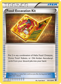Fossil Excavation Kit 101/124 Fates Collide
