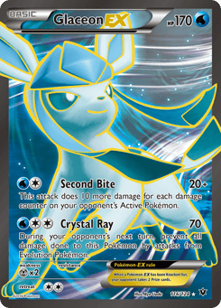 Glaceon-EX 116/124 Fates Collide