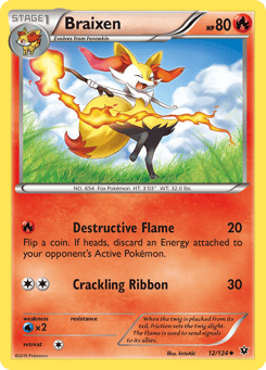 Braixen 12/124 Fates Collide