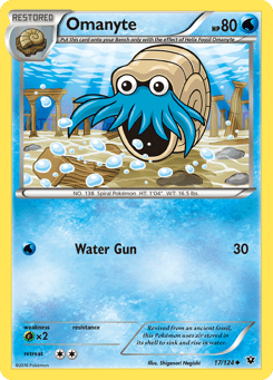 Omanyte 17/124 Fates Collide