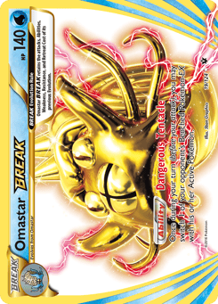 Omastar BREAK 19/124 Fates Collide