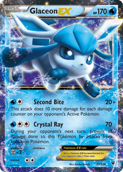 Glaceon-EX 20/124 Fates Collide