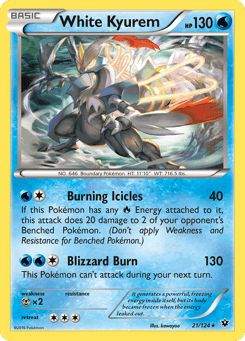 White Kyurem 21/124 Fates Collide