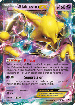 Alakazam-EX 25/124 Fates Collide