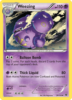 Weezing 28/124 Fates Collide
