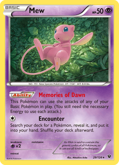 Mew 29/124 Fates Collide