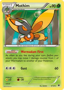 Mothim 4/124 Fates Collide