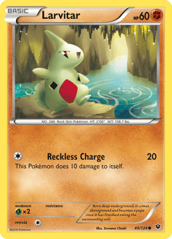 Larvitar 40/124 Fates Collide