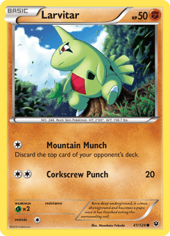 Larvitar 41/124 Fates Collide