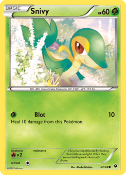 Snivy 5/124 Fates Collide