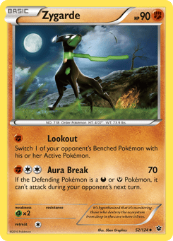 Zygarde 52/124 Fates Collide