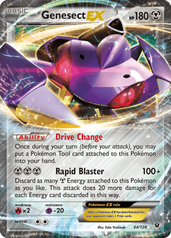 Genesect-EX 64/124 Fates Collide