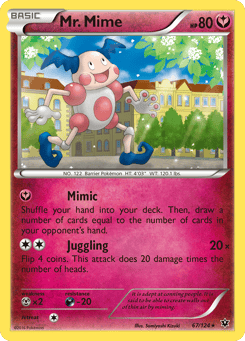 Mr. Mime 67/124 Fates Collide