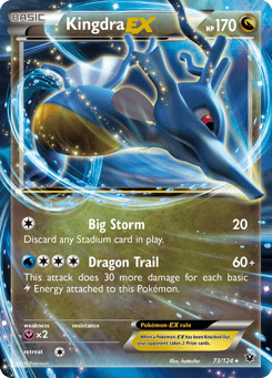 Kingdra-EX 73/124 Fates Collide
