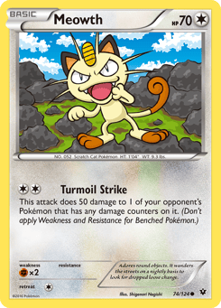 Meowth 74/124 Fates Collide