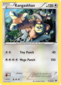 Kangaskhan 75/124 Fates Collide