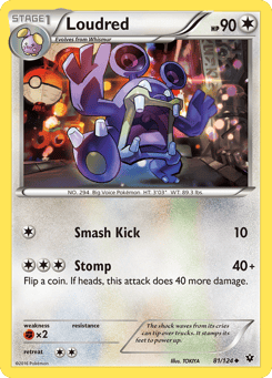 Loudred 81/124 Fates Collide