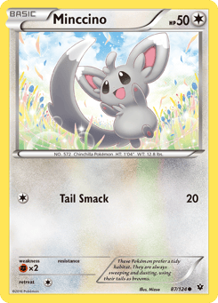 Minccino 87/124 Fates Collide