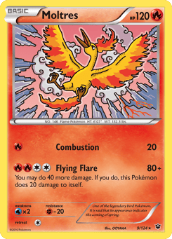 Moltres 9/124 Fates Collide
