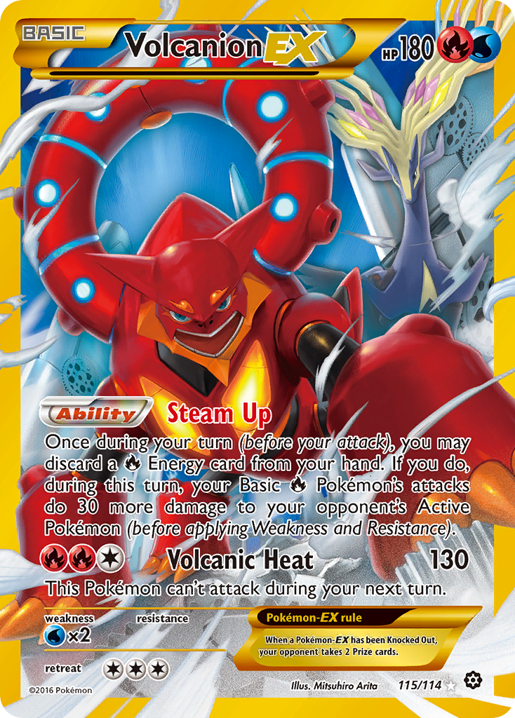 Volcanion-EX 115/114 Steam Siege