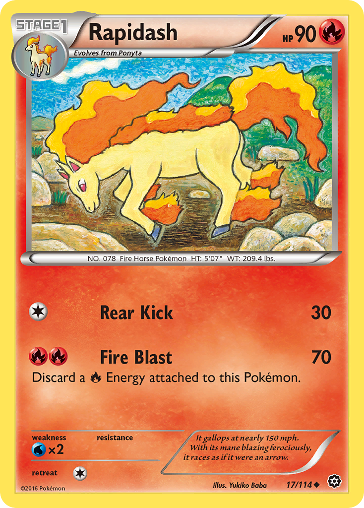 Rapidash 17/114 Steam Siege