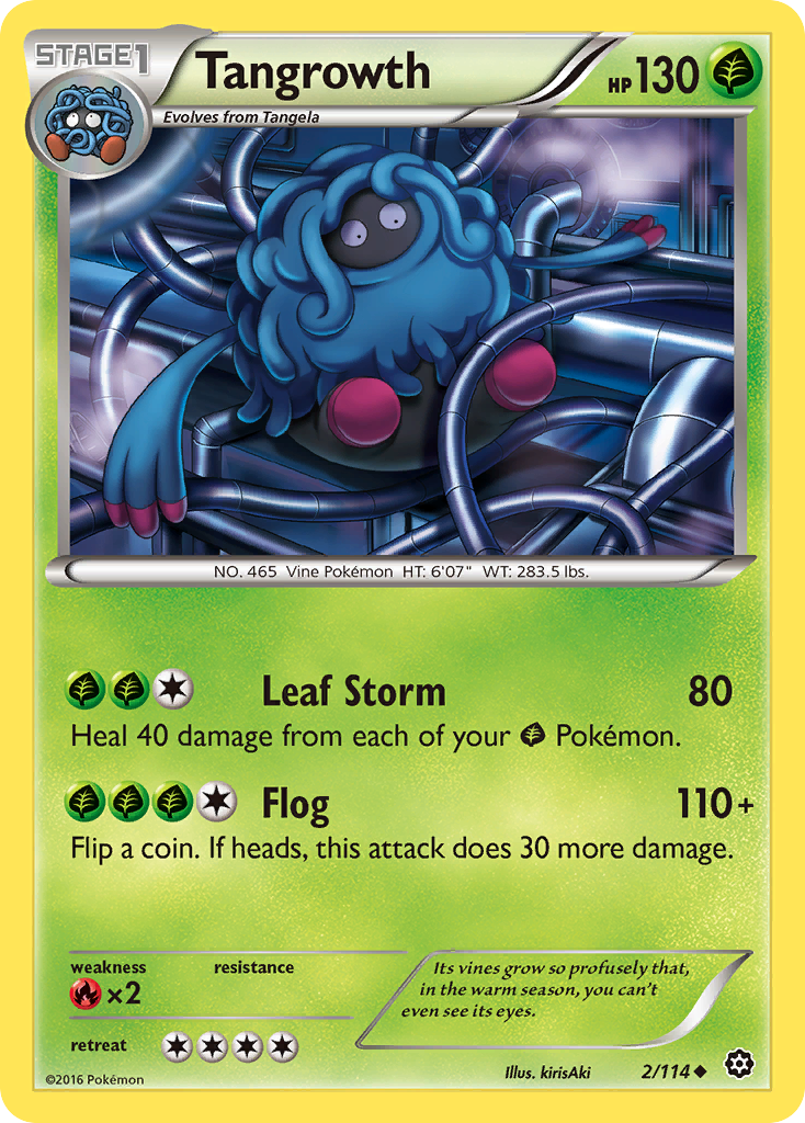 Tangrowth 2/114 Steam Siege