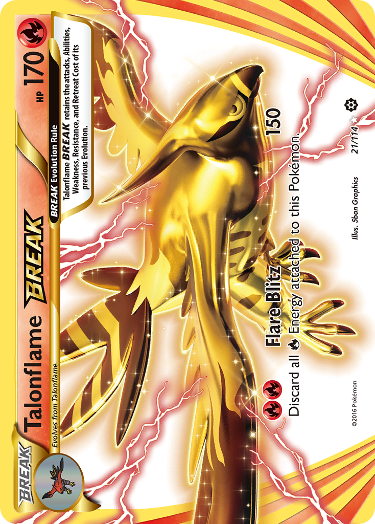 Talonflame BREAK 21/114 Steam Siege