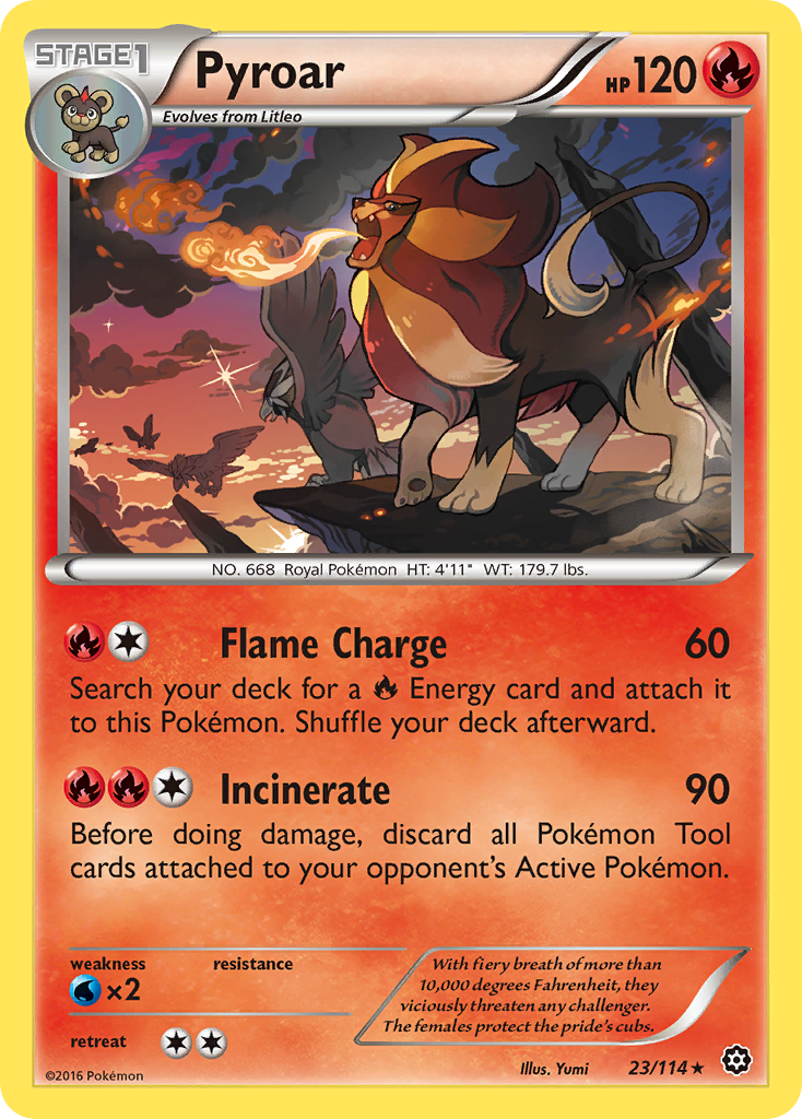 Pyroar 23/114 Steam Siege