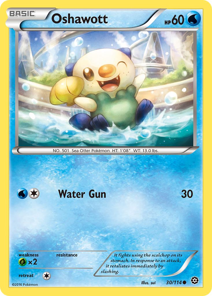 Oshawott 30/114 Steam Siege